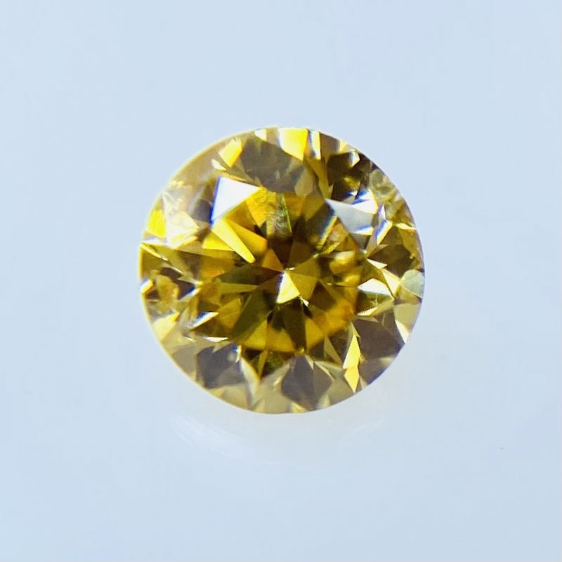 FANCY INTENSE ORANGY YELLOW 0.130ct＆0.113ct RCT RT0419 CGL