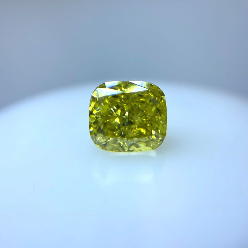 FANCY VIVID YELLOW 0.161ct OV/RT2043/CGL-