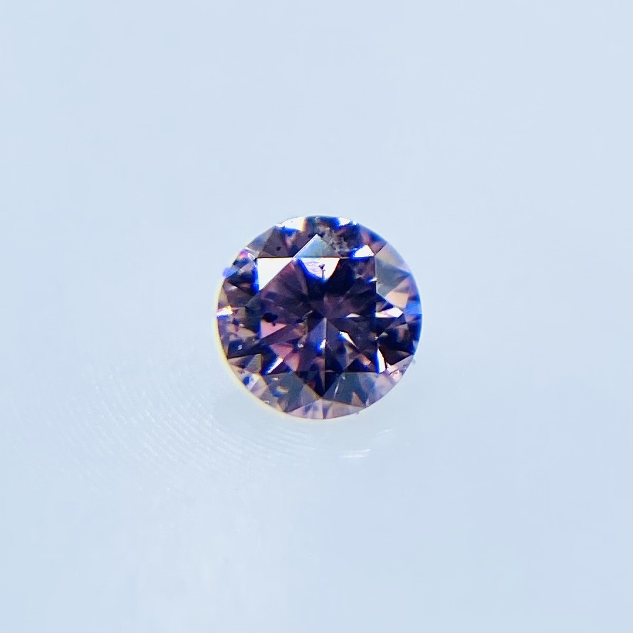 FANCY INTENSE PURPLISH PINK 0.051ct RD-